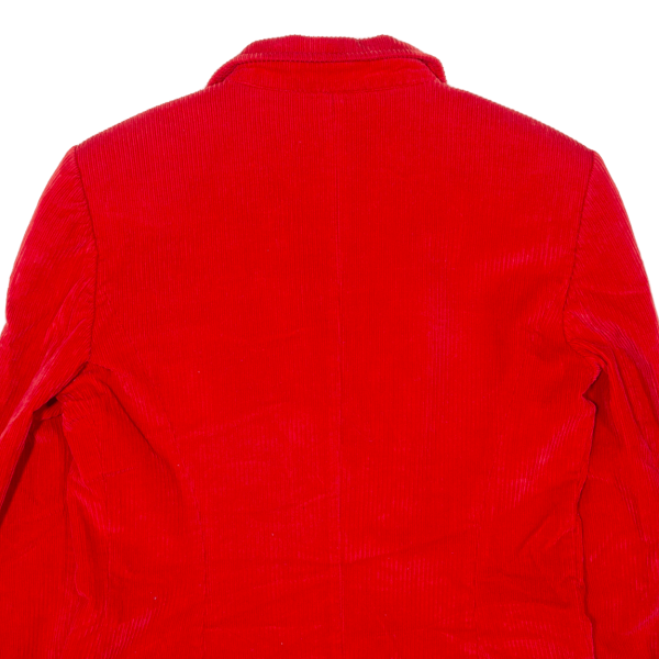 BERRI Womens Corduroy Jacket Red S on Sale