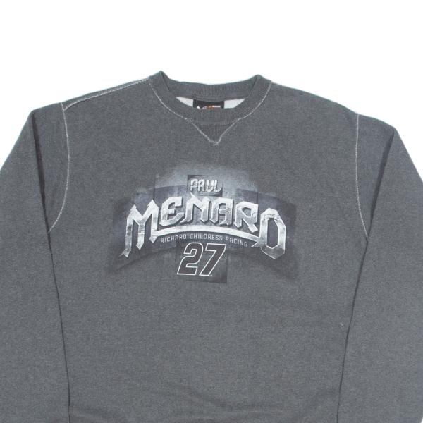 CHASE AUTHENTICS NASCAR Paul Menard Mens Sweatshirt Grey 90s USA XL Fashion