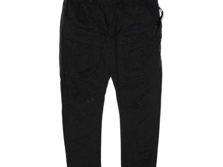 CLOCKHOUSE Cargo Mens Trousers Black Slim Tapered W36 L30 Hot on Sale