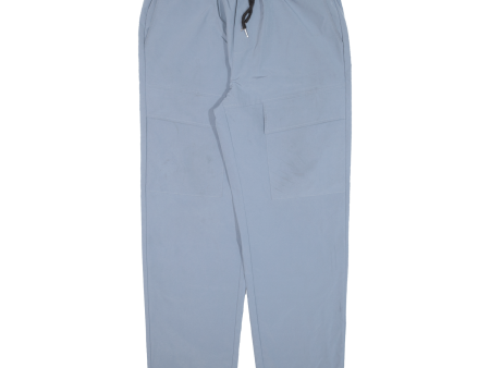 Cargo Womens Trousers Blue Relaxed Tapered W30 L27 on Sale