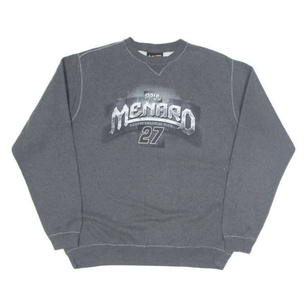 CHASE AUTHENTICS NASCAR Paul Menard Mens Sweatshirt Grey 90s USA XL Fashion