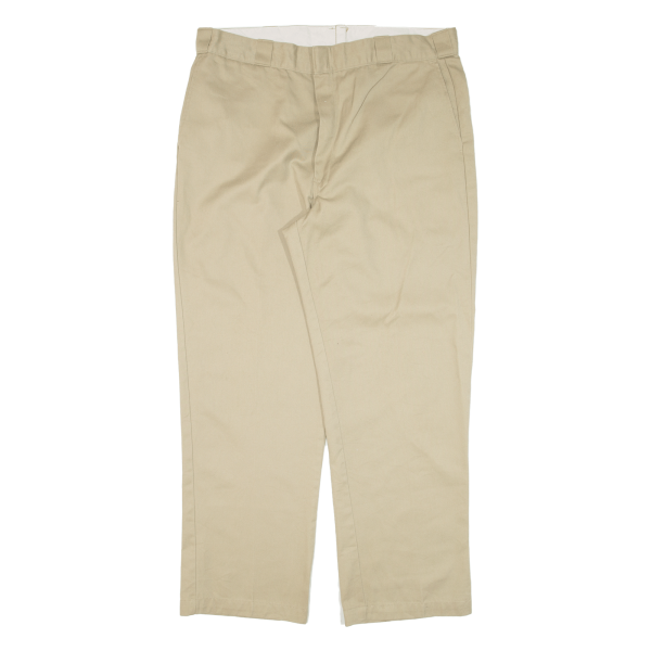 DICKIES Workwear Mens Trousers Beige Regular Straight W40 L31 For Discount