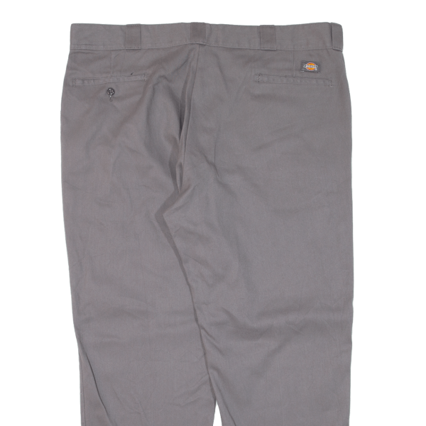 DICKIES 874 Workwear Mens Trousers Grey Regular Straight W41 L29 Cheap