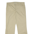 DICKIES Workwear Mens Trousers Beige Relaxed Straight W36 L32 Sale