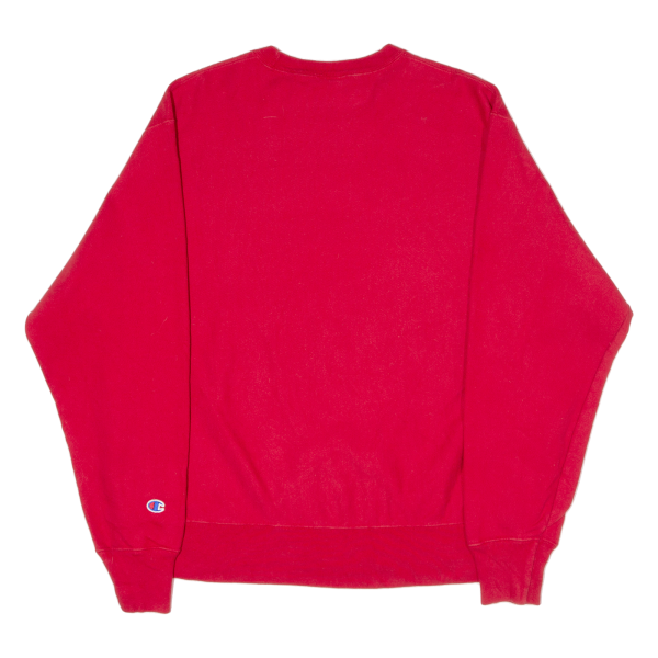 CHAMPION REVERSE WEAVE Work Shirt Mens Sweatshirt Red L Online Sale