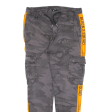 BLACK SQUAD Cargo Camo Womens Trousers Grey Regular Tapered W30 L27 Online Hot Sale