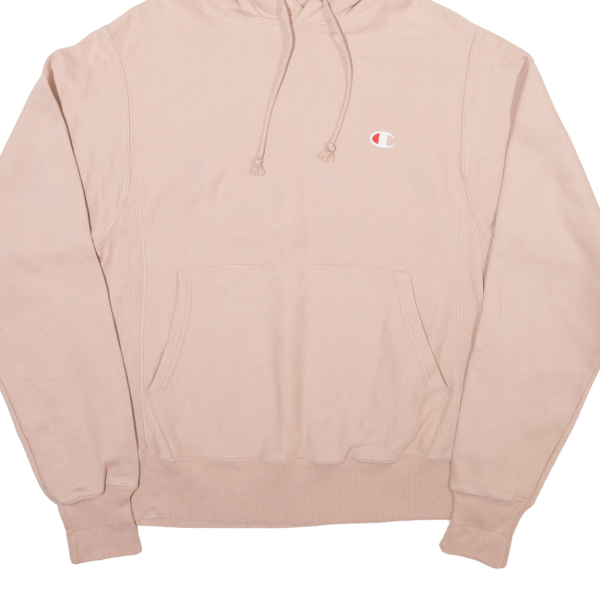 CHAMPION REVERSE WEAVE Mens Pink Hoodie S Hot on Sale