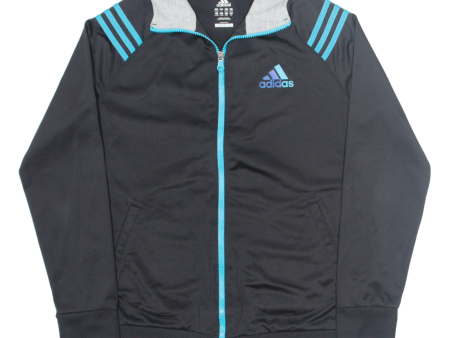 ADIDAS Boys Track Jacket Black L on Sale