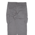 Cargo Womens Trousers Grey Regular Tapered W33 L28 on Sale