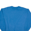 ATHLETIC WORKS Mens Sweatshirt Blue L Hot on Sale