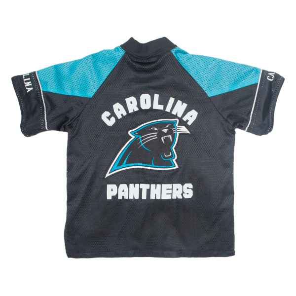 Carolina Panthers Mesh Zip Up Mens Sweatshirt Black USA M on Sale