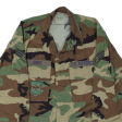 AMERICAN APPAREL INC US Air Force Woodland Short Mens Military Jacket Green Camouflage S Online Hot Sale