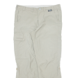 ACF BY SCHOFFEL Outdoor Mens Trousers Beige Regular Straight Nylon W39 L32 Discount