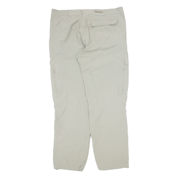 ACF BY SCHOFFEL Outdoor Mens Trousers Beige Regular Straight Nylon W39 L32 Discount