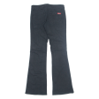 DICKIES Workwear Womens Trousers Black Regular Bootcut W26 L31 Supply