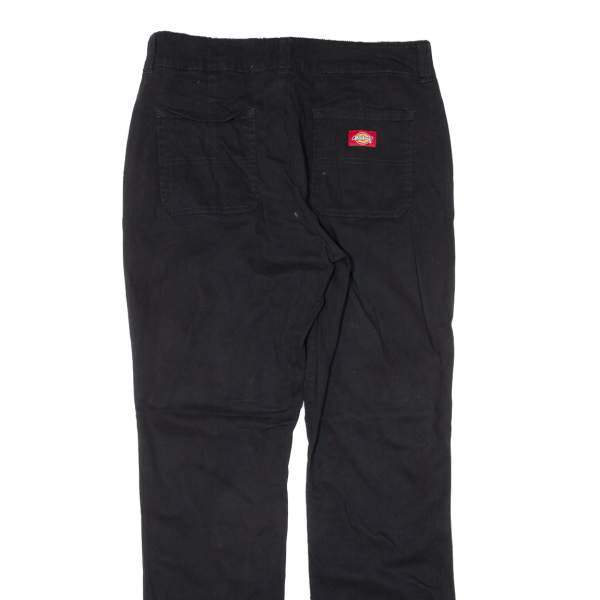 DICKIES Workwear Womens Trousers Black Regular Straight W30 L30 For Cheap