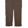 COLUMBIA Cargo Zip-off Womens Trousers Brown Regular Straight W33 L31 Sale