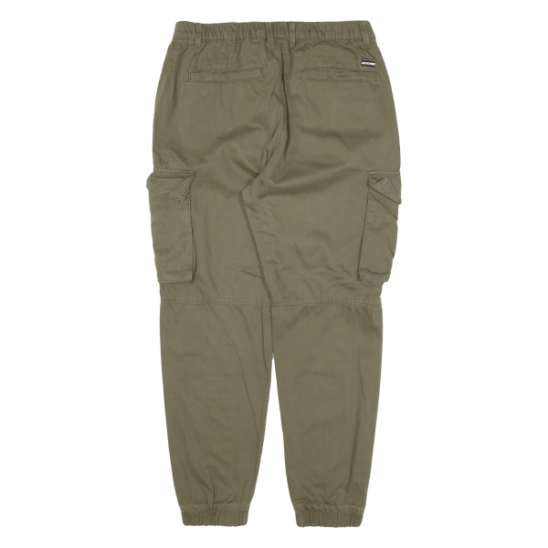 Cargo Womens Trousers Green Regular Tapered W30 L27 Online now