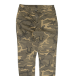 CLOCKHOUSE Camo Womens Trousers Green Slim Skinny W29 L29 Fashion