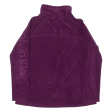 CALVIN KLEIN Womens Fleece Purple 1 4 Zip L Discount