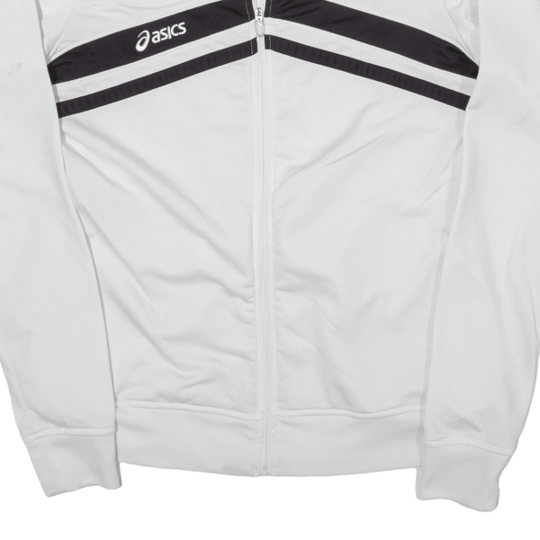 ASICS Womens Track Jacket White S on Sale