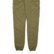 Cargo Womens Trousers Green Slim Tapered W26 L28 Cheap