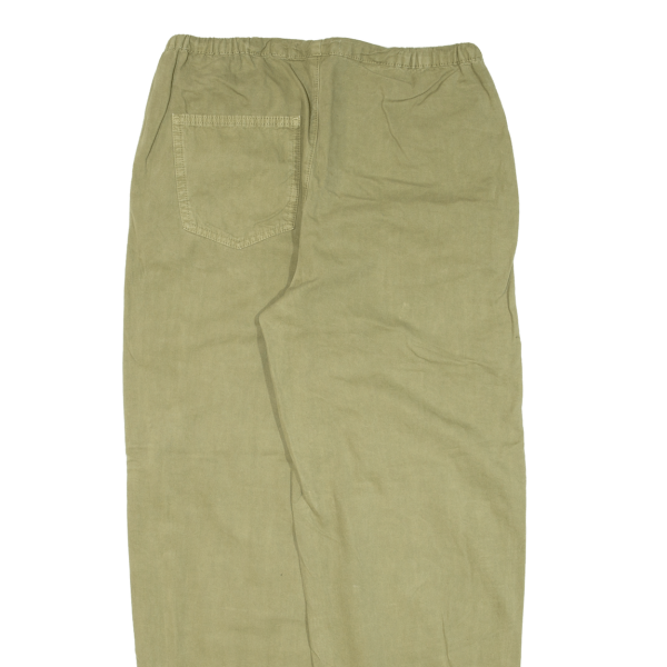 Womens Trousers Green Loose Tapered W30 L29 Supply