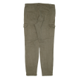 CHICOREE Cargo Womens Trousers Green Regular Tapered W33 L28 Online