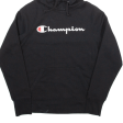 CHAMPION Mens Black Hoodie XS on Sale