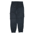 CLOCKHOUSE Cargo Womens Trousers Black Relaxed Tapered W27 L26 Online now