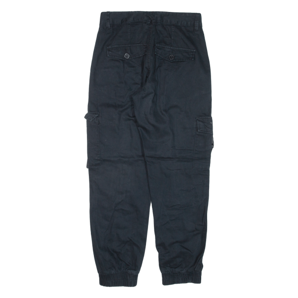 CLOCKHOUSE Cargo Womens Trousers Black Relaxed Tapered W27 L26 Online now