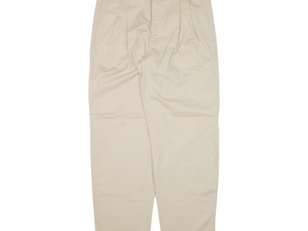 DOCKERS Mens Trousers Beige Classic Straight W34 L32 For Sale