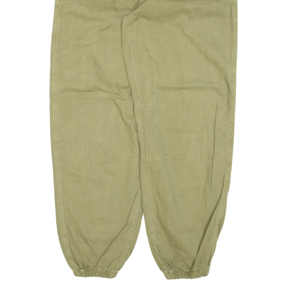 Womens Trousers Green Loose Tapered W30 L29 Supply