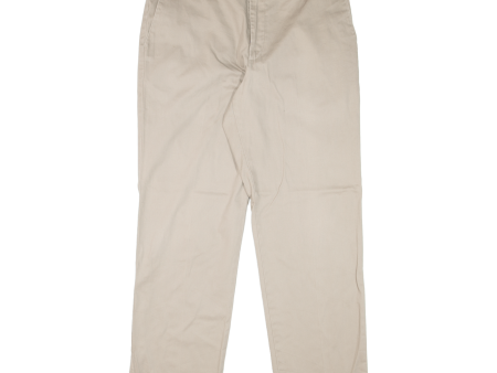 DOCKERS Signature Khaki Mens Trousers Beige Regular Straight W36 L32 Supply