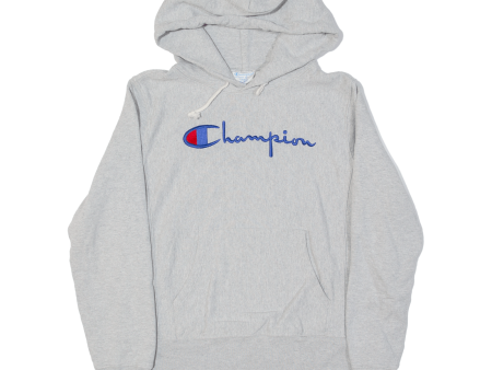 CHAMPION REVERSE WEAVE Womens Grey Hoodie L For Discount