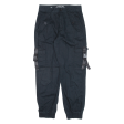 CLOCKHOUSE Cargo Womens Trousers Black Relaxed Tapered W27 L26 Online now