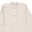 BRILLANTE Womens Pea Coat Beige 90s L Sale