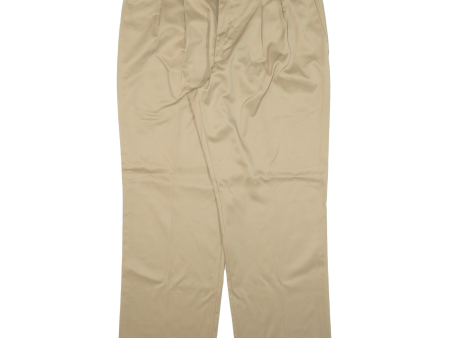 DOCKERS D3 Mens Trousers Beige Classic Straight W36 L30 For Cheap