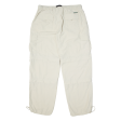 CANDA Outdoor Detachable Leg Mens Trousers Cream Relaxed Tapered W36 L34 on Sale