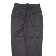 CAROLL PARIS Pleated Womens Trousers Grey Regular Tapered Wool W29 L30 Online now