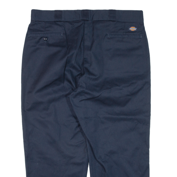 DICKIES Workwear Mens Trousers Blue Regular Straight W38 L24 Hot on Sale