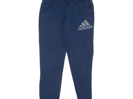 ADIDAS Mens Joggers Blue Tapered S W24 L29 Online