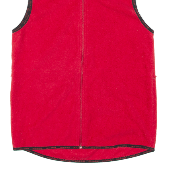 DKNY Active Boys Fleece Gilet Red L on Sale