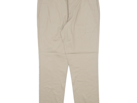 DOCKERS Khaki Mens Trousers Beige Slim Tapered W36 L39 Online now