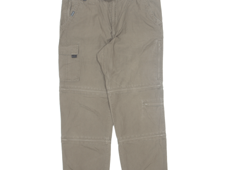 BIAGGINI Outdoor Mens Trousers Brown Regular Straight W36 L30 Online now