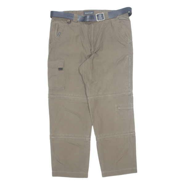 BIAGGINI Outdoor Mens Trousers Brown Regular Straight W36 L30 Online now