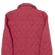 DKNY Womens Quilted Jacket Red S For Discount