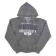 CHAMPION Trine University Mens Grey Hoodie Full Zip USA S Online Sale