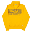 CHAMPION Lake Superior State University Mens Sweatshirt Yellow 1 4 Zip USA XS Online now