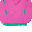 1 4 Zip Mens Pullover Jacket Pink 90s S Fashion